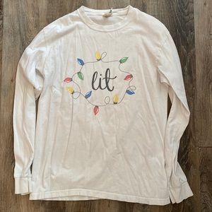 Women’s Long Sleeve - Comfort Colors Christmas shirt - Medium